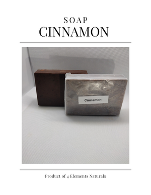 4 Elements Naturals Cinnamon Soap