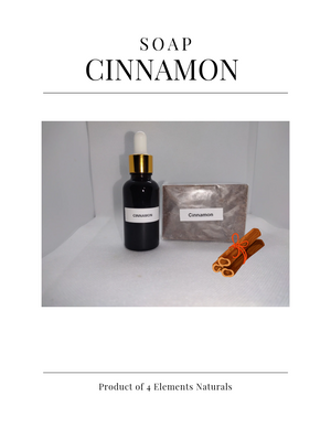 4 Elements Naturals Cinnamon Soap and Oil Bundle